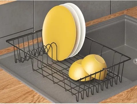 Odkvapkávač na riad Brema Lava TouchTherm, čierny%