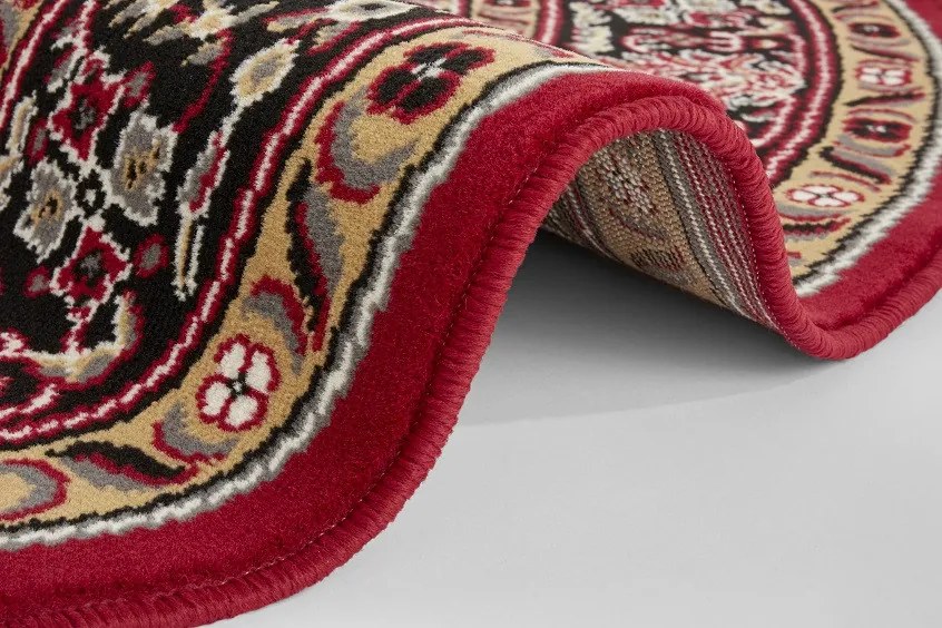 Kruhový koberec Mirkan 104095 Red, 160x160 (priemer) kruh, červená, obývacia izba, Hanse Home