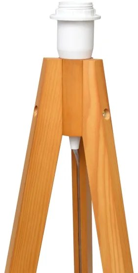 Stojacia lampa HELEN 1xE27/15W/230V krémová/zlatá/dub