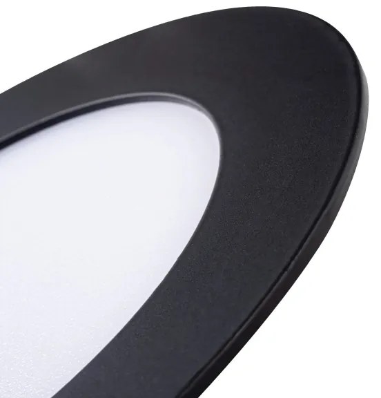 Kanlux 33562 - LED Kúpeľňové podhľadové svietidlo ROUNDA LED/6W/230V IP44 čierna