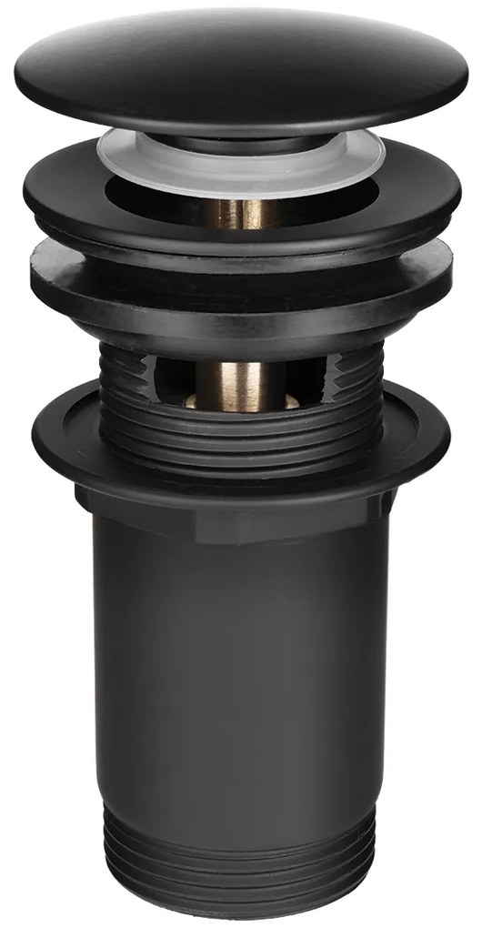 Laveo príslušenstvo, odtoková zátka typ ClickClack, čierna matná, LAV-CKK_72R3