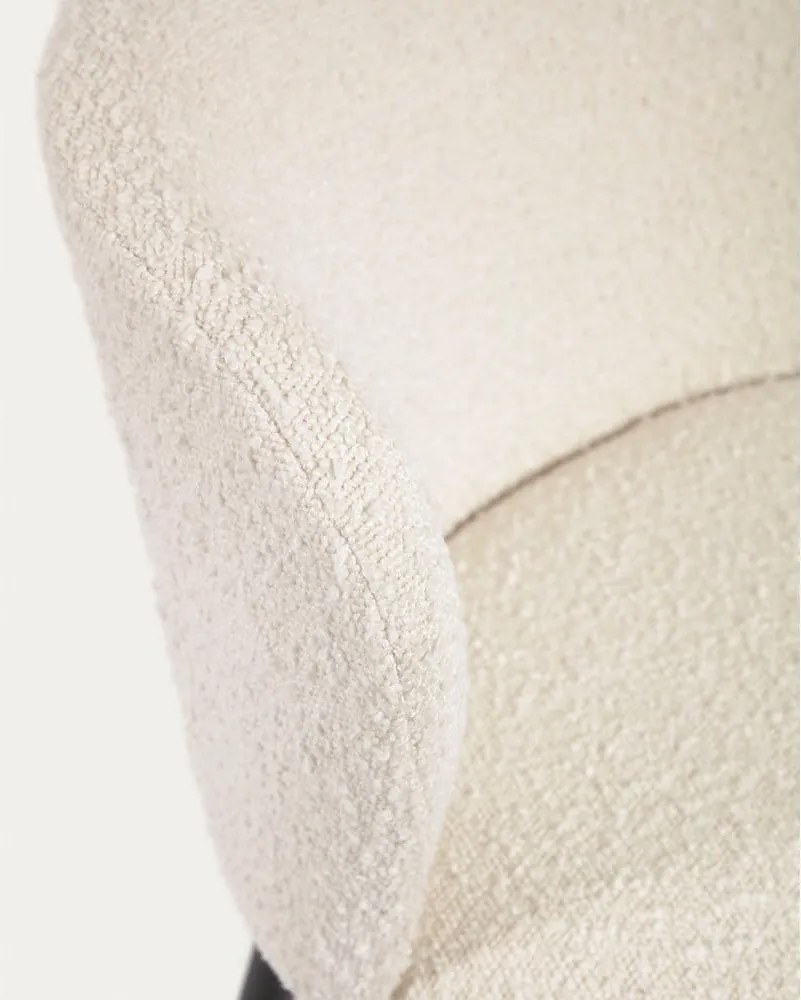 Biela barová stolička (výška sedadla 75 cm) Ciselia – Kave Home