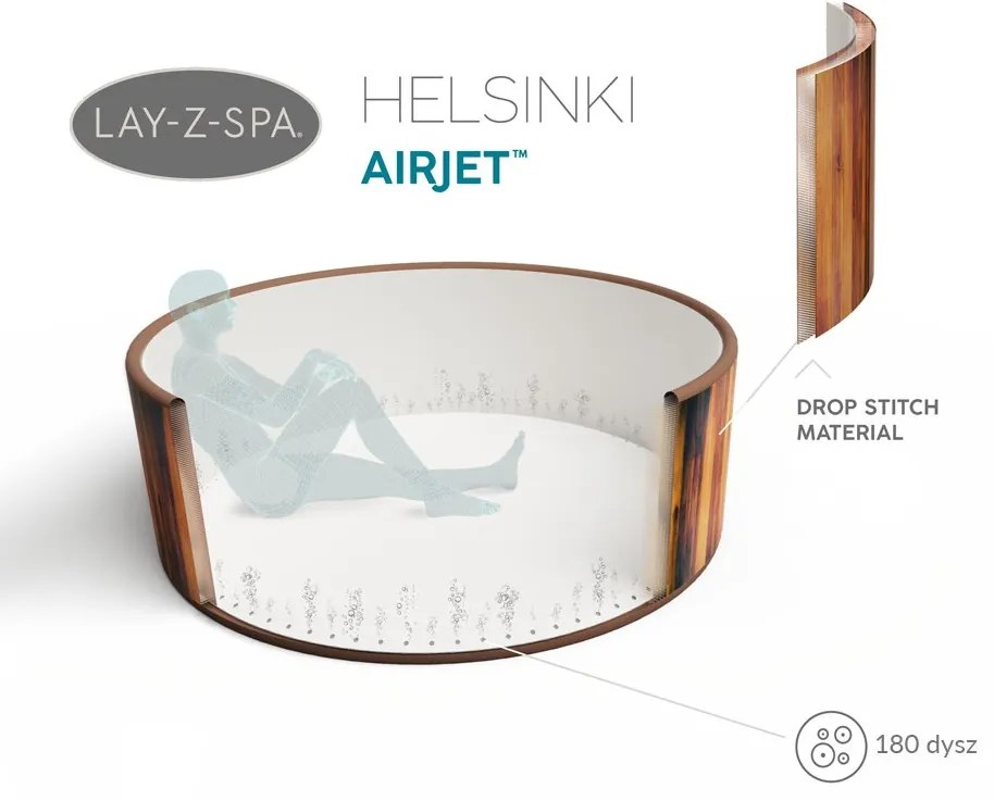 Bestway Jacuzzi Lay-Z-Spa Helsinki 5-7 osôb 60025