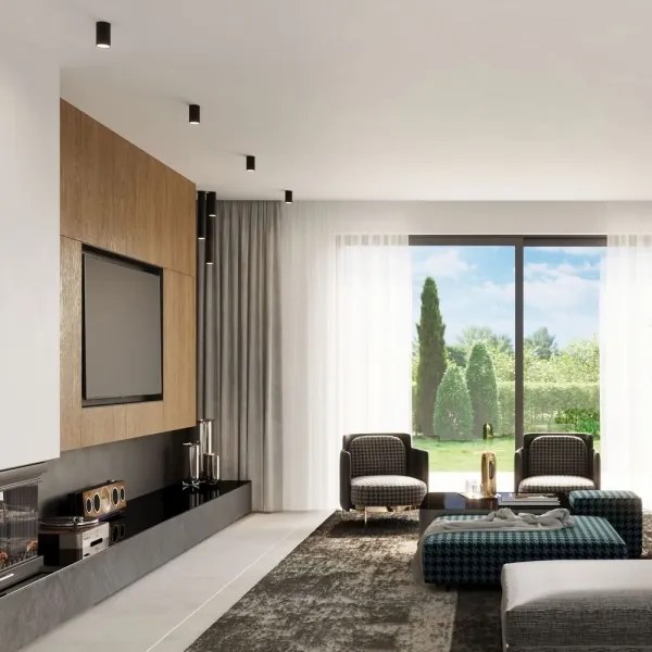 Sollux SL.1000 - Bodové svietidlo LAGOS 1xGU10/10W/230V 10 cm čierna