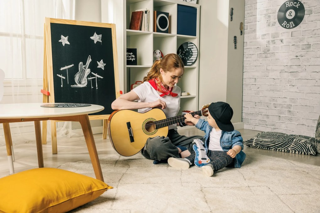 Hudobná gitara textilná Tiny Rockers