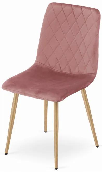 Jedálenská stolička TURIN ružová
