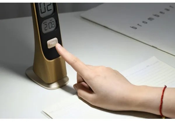 Immax 08982L -LED Stmievateľná nabíjacia stolná lampa LED/5W/5V zlatá