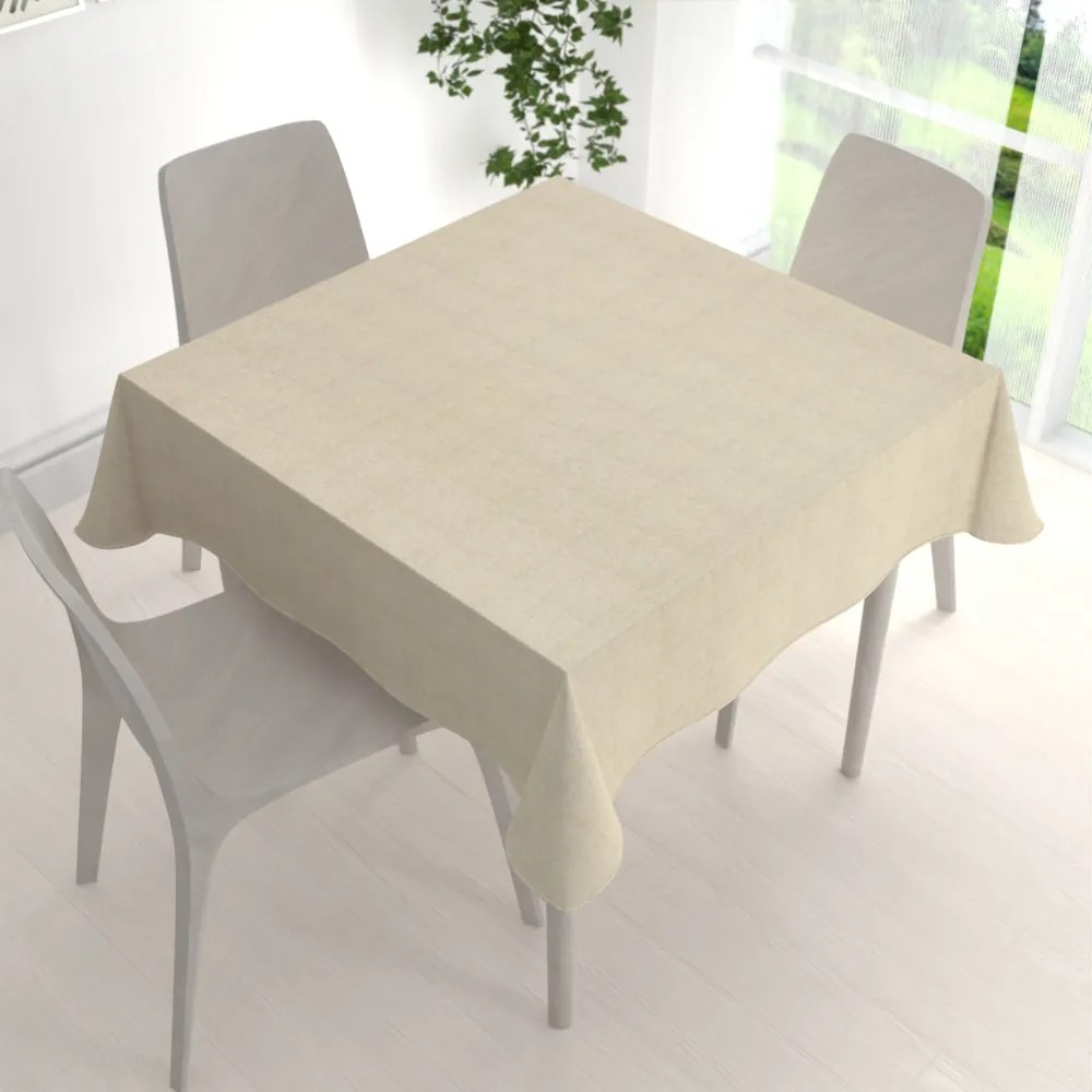 Biante Dekoračný štvorcový obrus PML-119 Svetlá režná 70x70 cm