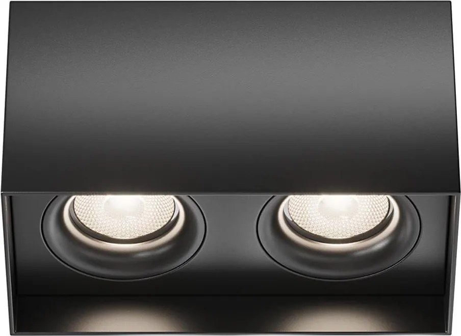 Maytoni C015CL-02B - Bodové svietidlo SLIM 2xGU10/50W/230V čierna