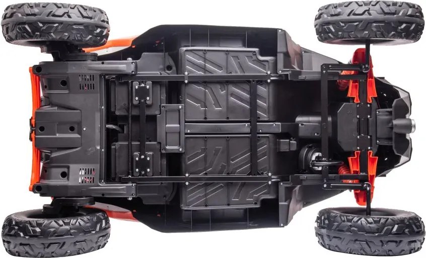 LEAN CARS Elektrická bugina na batérie Can-am RS DK-CA001 oranžová 4x4
