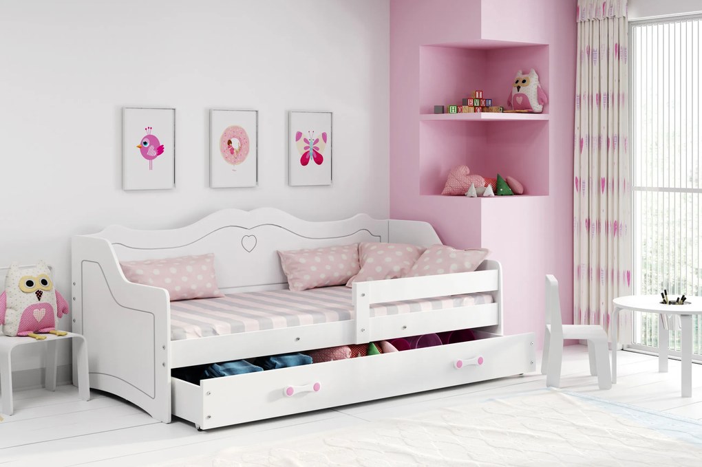 Posteľ JÚLIA 160x80 - Biela
