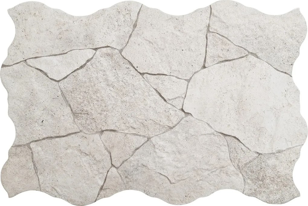 Dlažba Realonda Flagstone borgona white 44x66 cm mat FLAGBORGWH