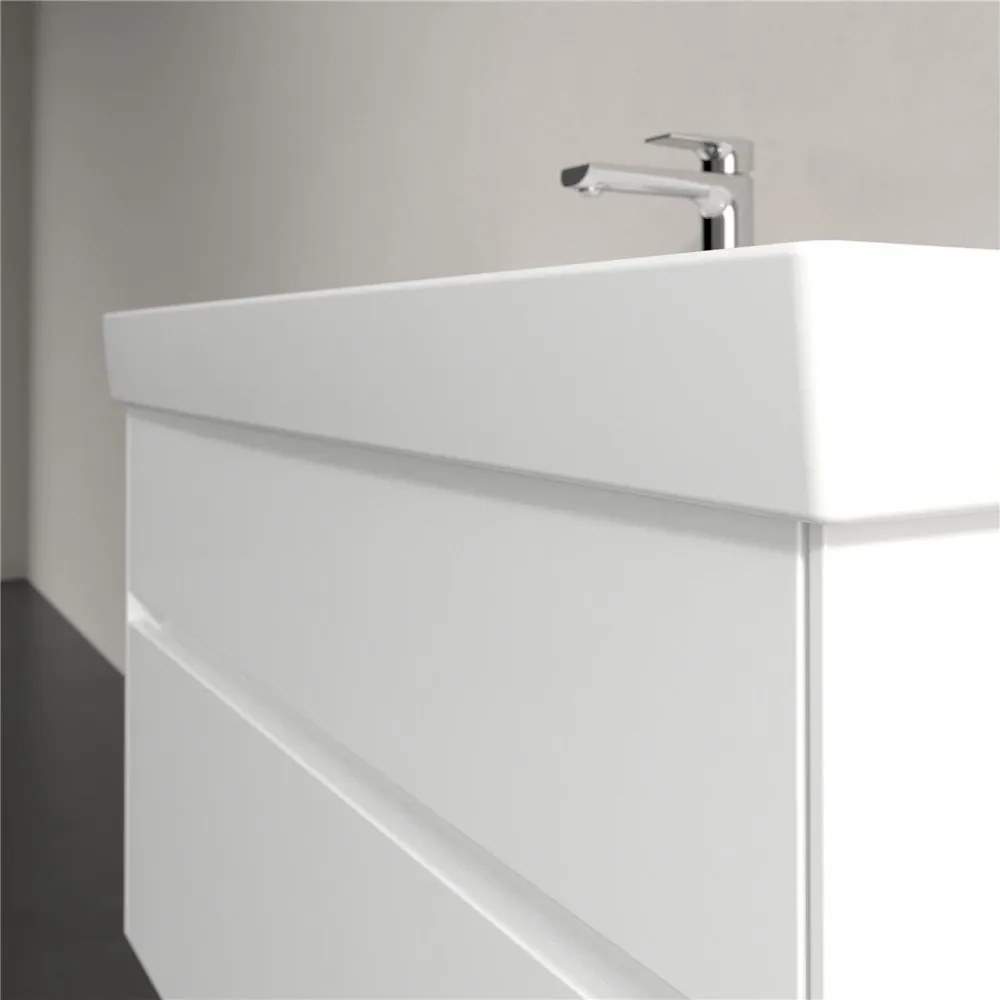 VILLEROY &amp; BOCH Collaro závesná skrinka pod umývadlo, 2 zásuvky, 954 x 444 x 546 mm, Glossy White, C01100DH