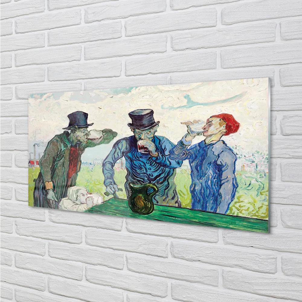 Obraz plexi Umenie muži stretnutie 125x50 cm
