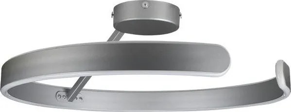 LED Stmievateľný prisadený luster LED/72W/230V 3000-6500K chróm + diaľkové ovládanie