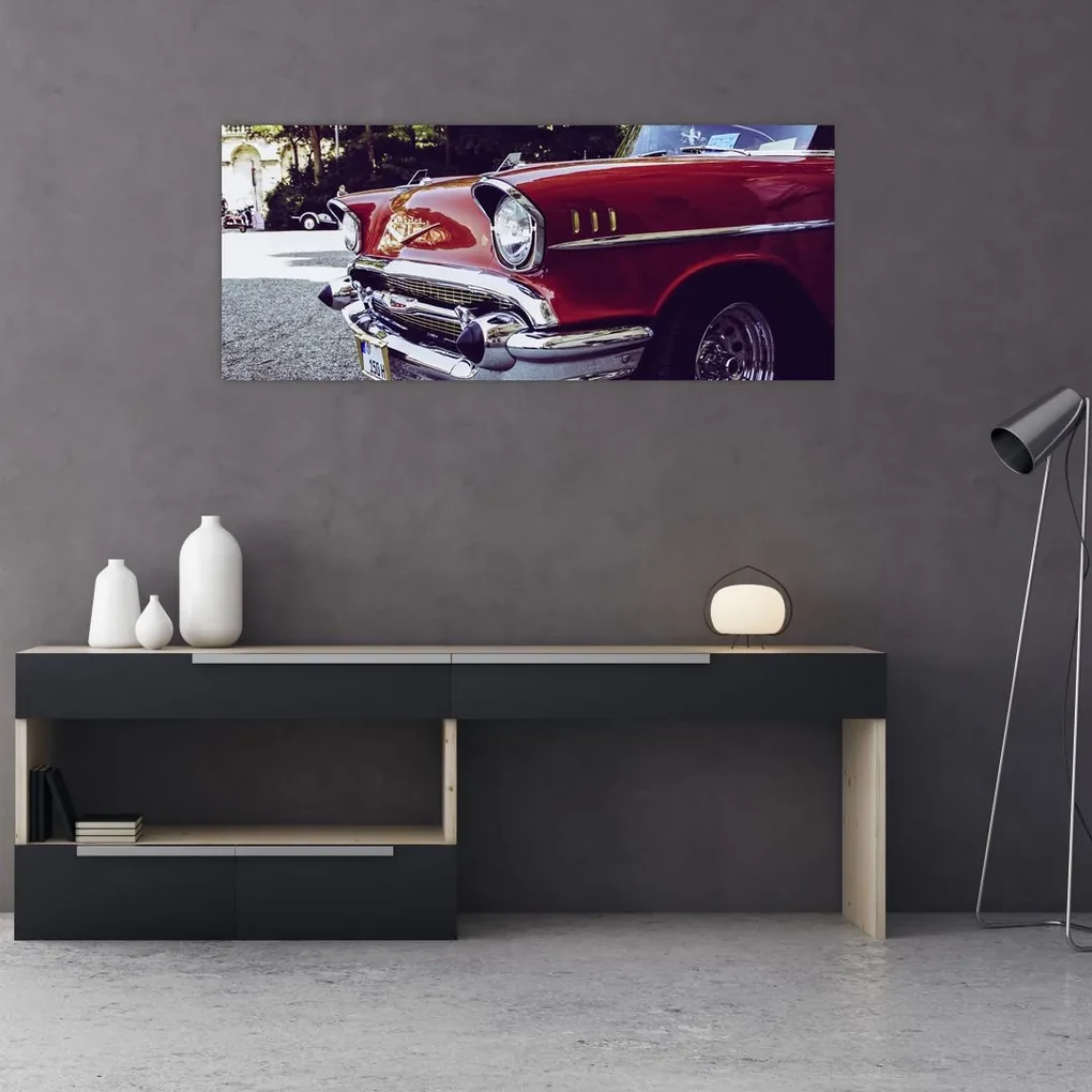 Obraz starého auta (120x50 cm)
