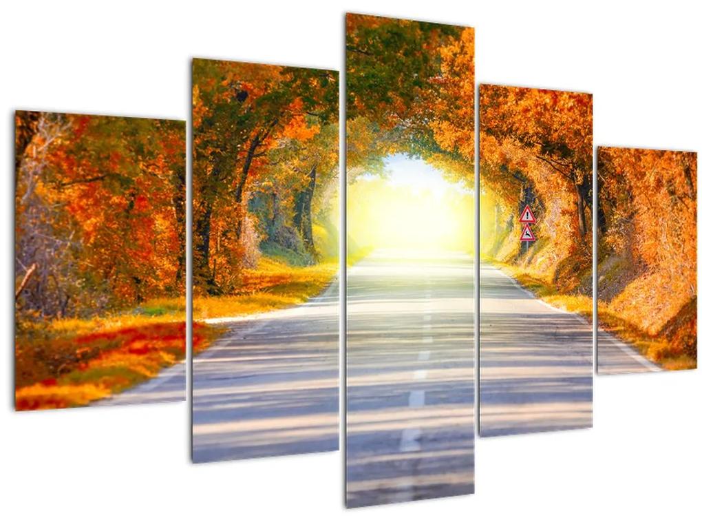 Obraz - Brána z korún stromov (150x105 cm)