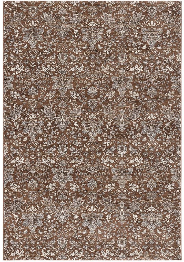Koberce Breno Kusový koberec DA VINCI 57277/8285, hnedá, viacfarebná,200 x 290 cm