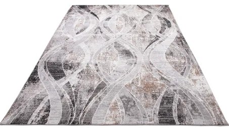 Koberec MAYA PR739 sivý / čierny