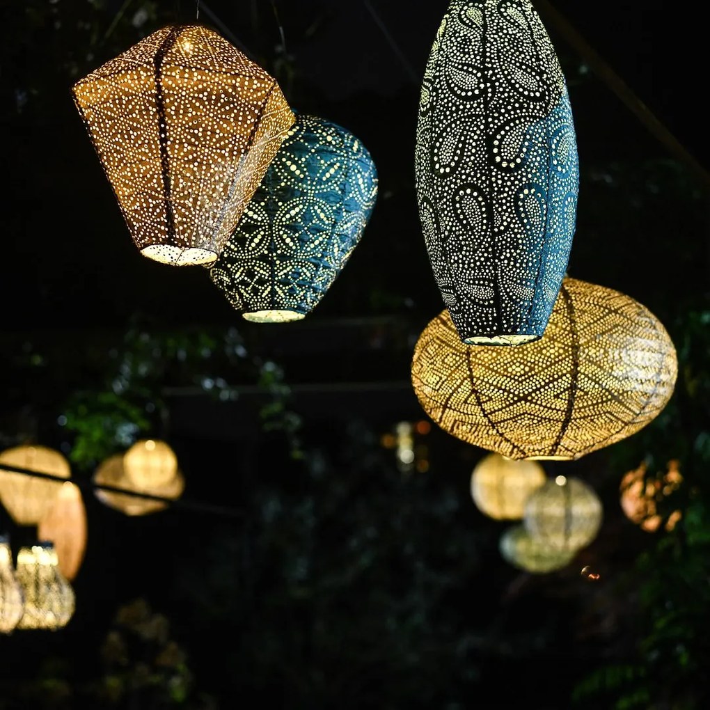 Lumiz SOLÁRNY LAMPÁŠ DROP 48X28 CM ZELENÁ