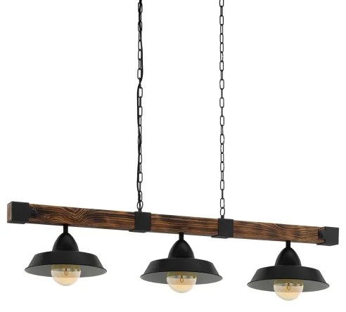 Eglo 44086 - Luster na reťazi OLDBURY 3xE27/60W/230V