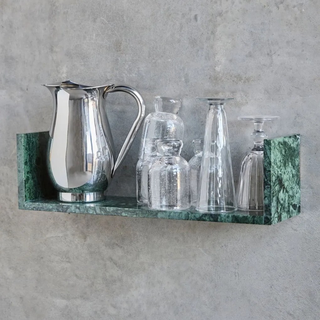 House Doctor Polica z mramoru Green 50 cm