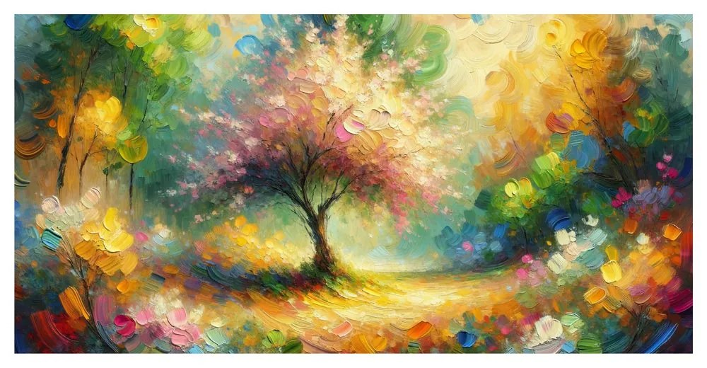 Obraz čaro farebného stromu života