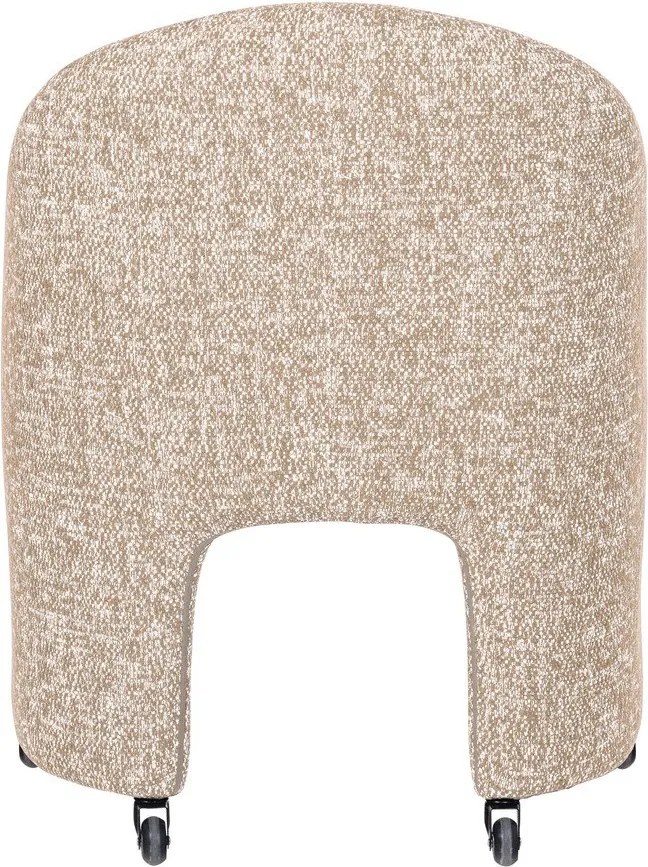 Béžová čalúnená kancelárska stolička Cordo – WOOOD