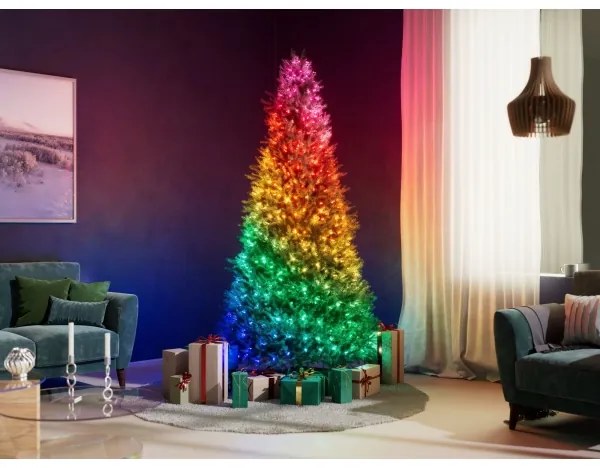 Twinkly TWKC100RGB-G - LED RGB Stmievateľný vianočná reťaz 100xLED 8 m USB Wi-Fi