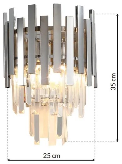 Nástenné svietidlo ASPEN 2xE14/40W/230V