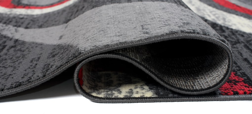 TA Koberec D317A TMAVO ŠEDÁ LACNÝ PP CRM Rozmer: 70x300 cm