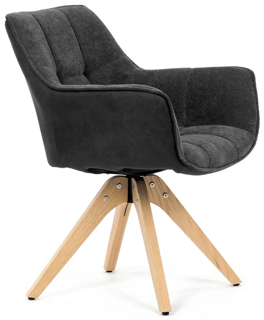 Sada jedálenských stoličiek HC-D7180 GREY2, 2 ks