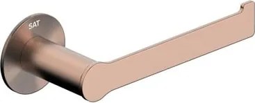 Držiak toaletného papiera SAT Cool montáž bez vŕtania brúsený rose gold SATDCO26BRG