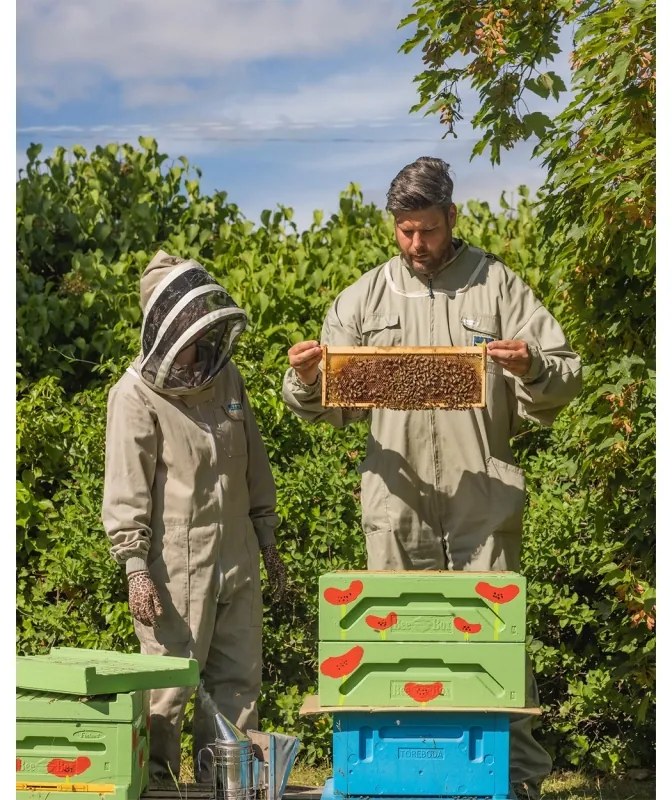 Sviečka z včelieho vosku Pollen