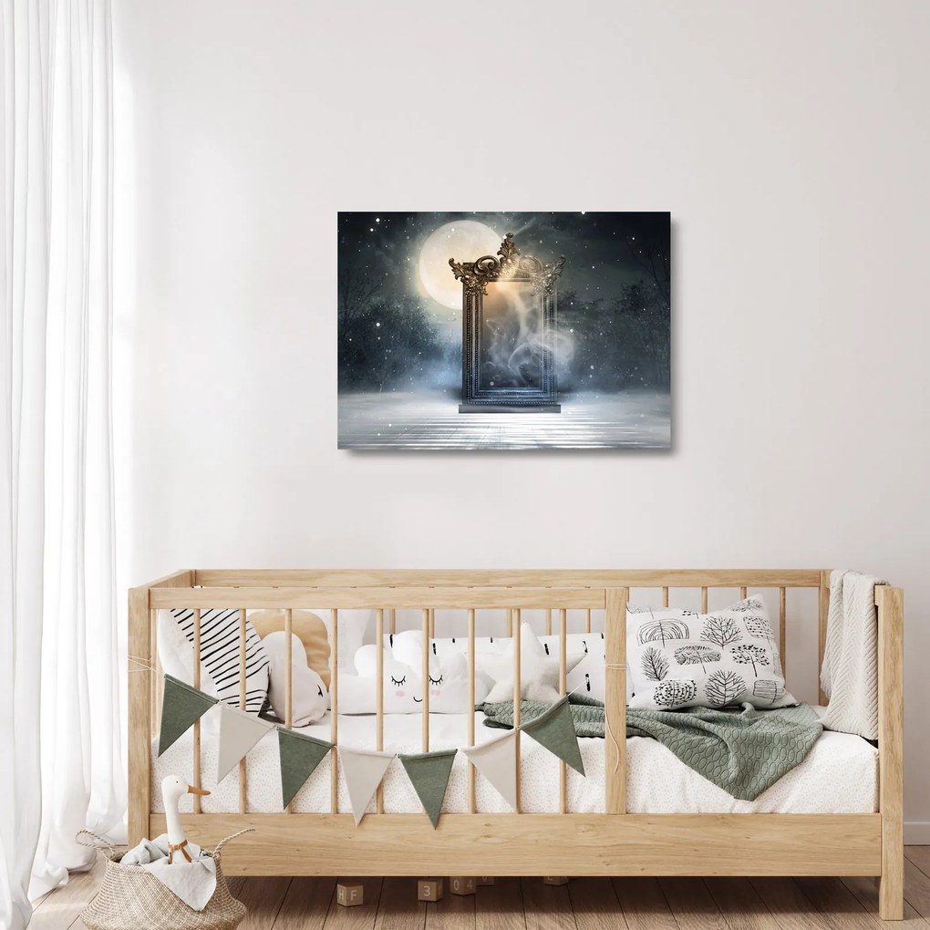 Sklenený obraz - Magické zrkadlo (70x50 cm)