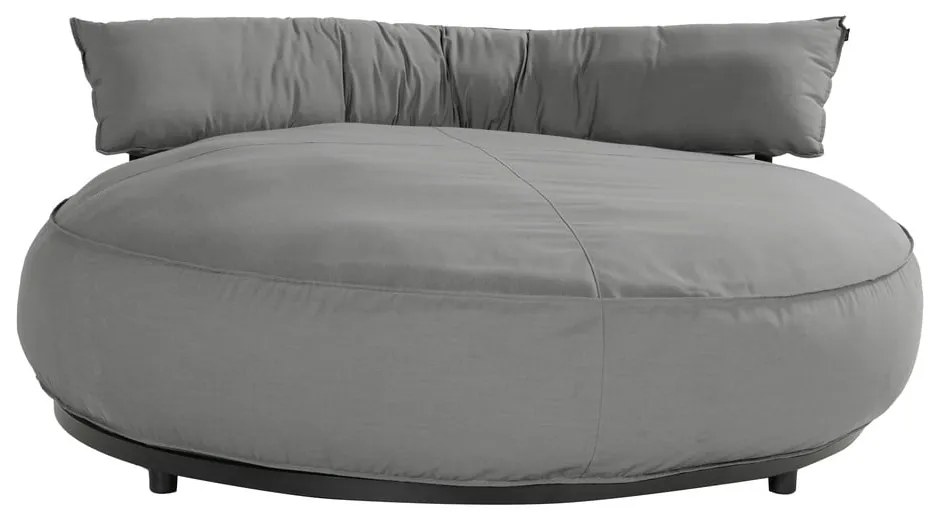 Sivá polstrovaná záhradná posteľ Emma – Hartman