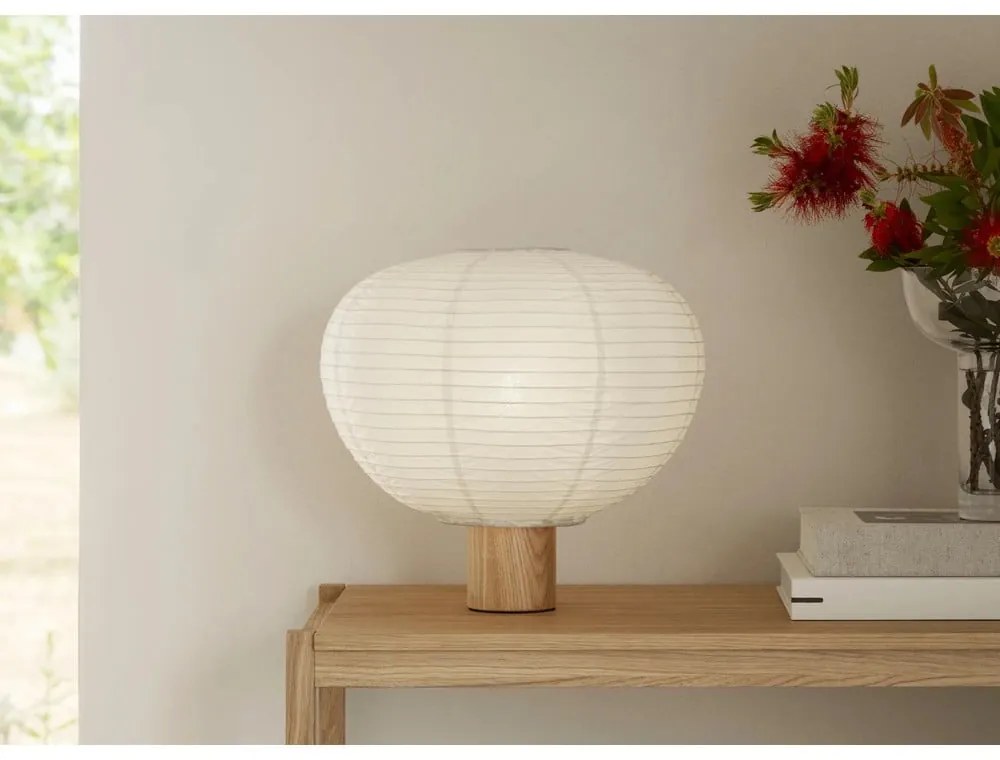 Biela stolová lampa (výška 32 cm) Kami – Blomus
