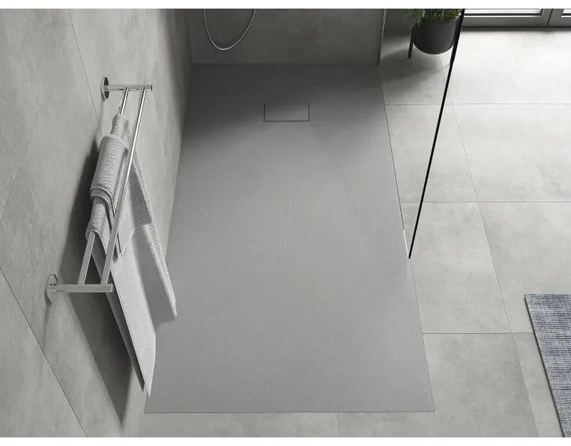 Mexen Hugo, SMC obdĺžniková sprchová vanička 180 x 80 cm, šedá, 42618018