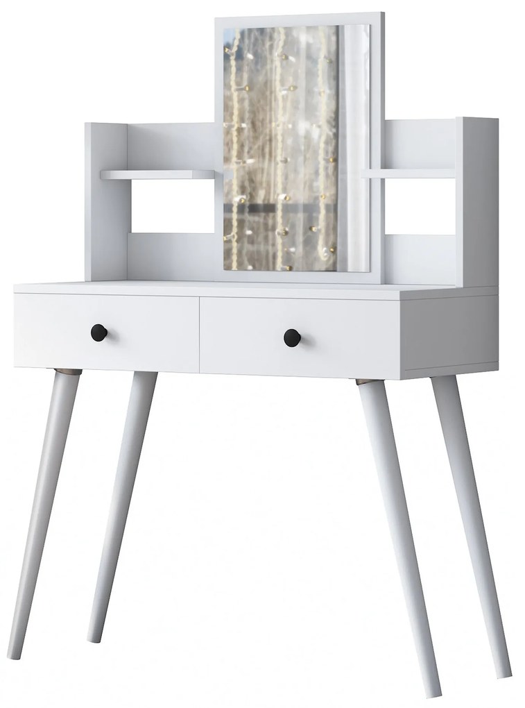 Toaletný stolík Margot 02 biely