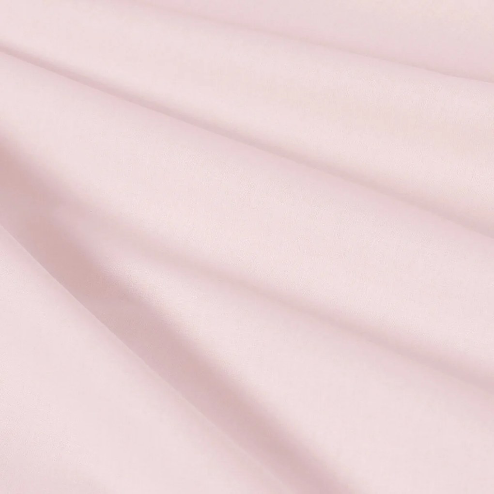 Goldea detské bavlnené obliečky duo - ružové mašličky s púdrovo ružovou 140 x 200 a 70 x 90 cm