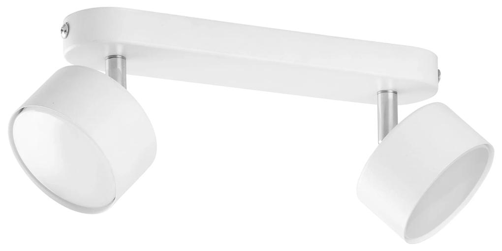 TK-LIGHTING Stropné flexibilné osvetlenie CLARK, 2xGX53, 10W, okrúhle, biele