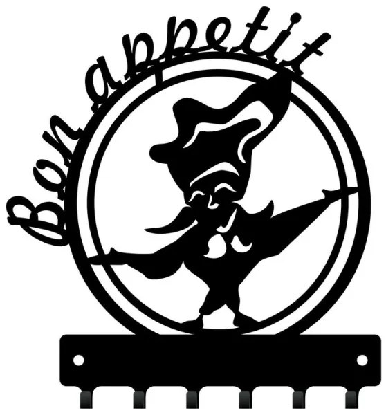 Vešiak do kuchyne BON APPETIT