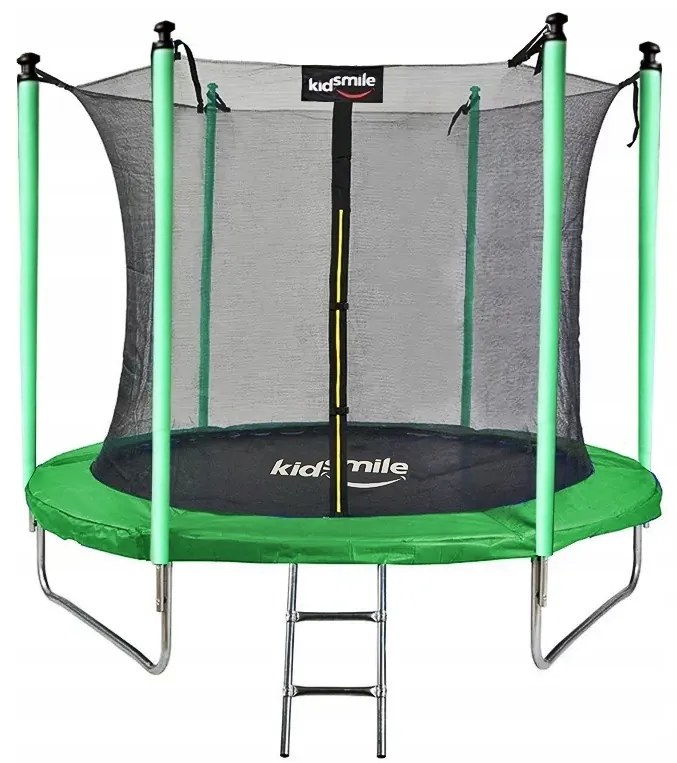 Trampolína s vnútornou sieťkou 252 cm - ZELENÁ