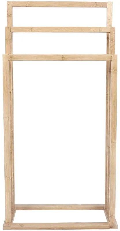 Mexen Bamboo, bambusový držiak na uteráky 3-radový, prírodná bambusová, 701342-00