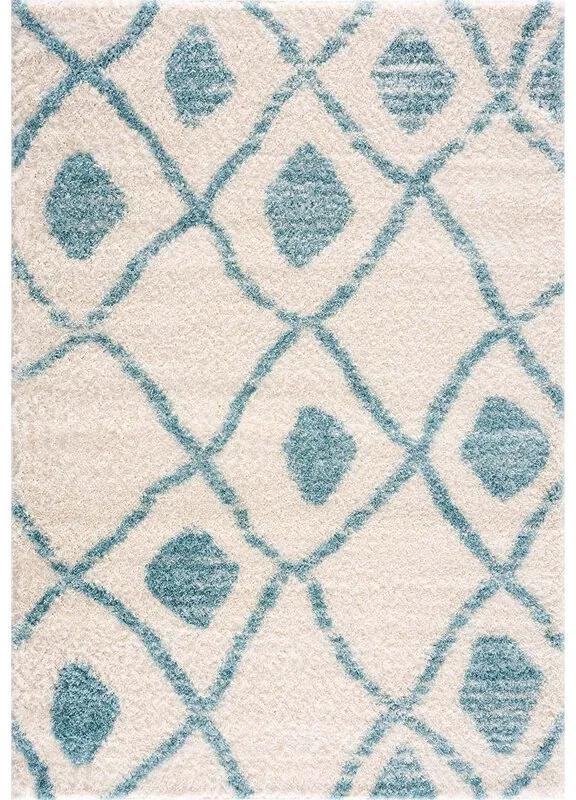 Dekorstudio Shaggy koberec s dlhým vlasom PULPY 563 - modrý Rozmer koberca: 120x160cm