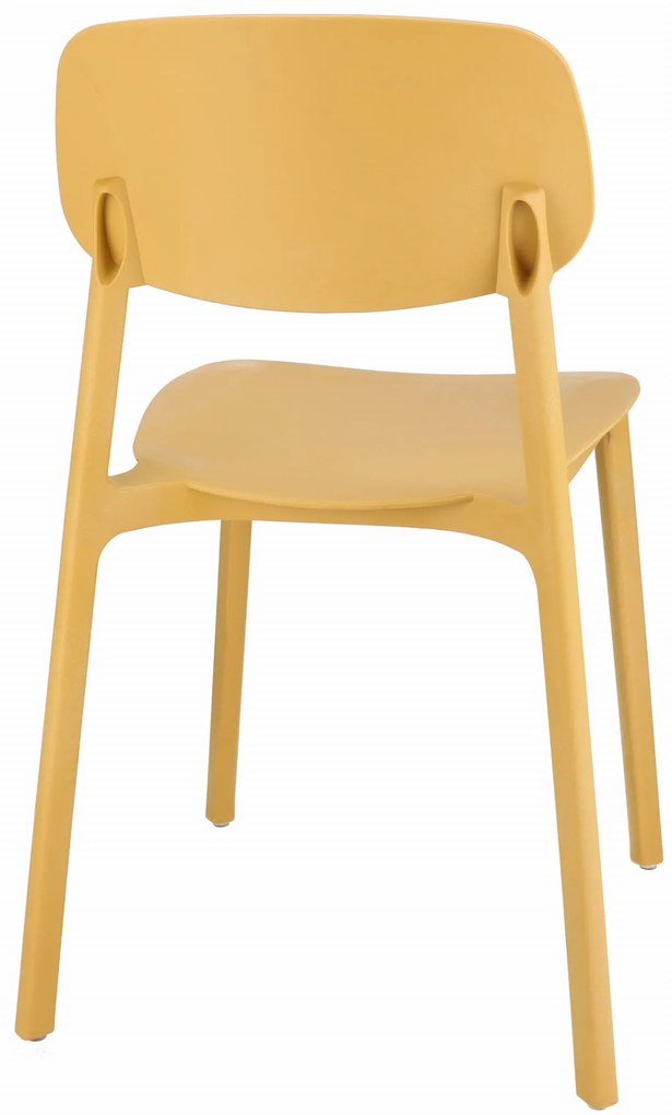 Dekorstudio Plastová stolička LARA horčicová