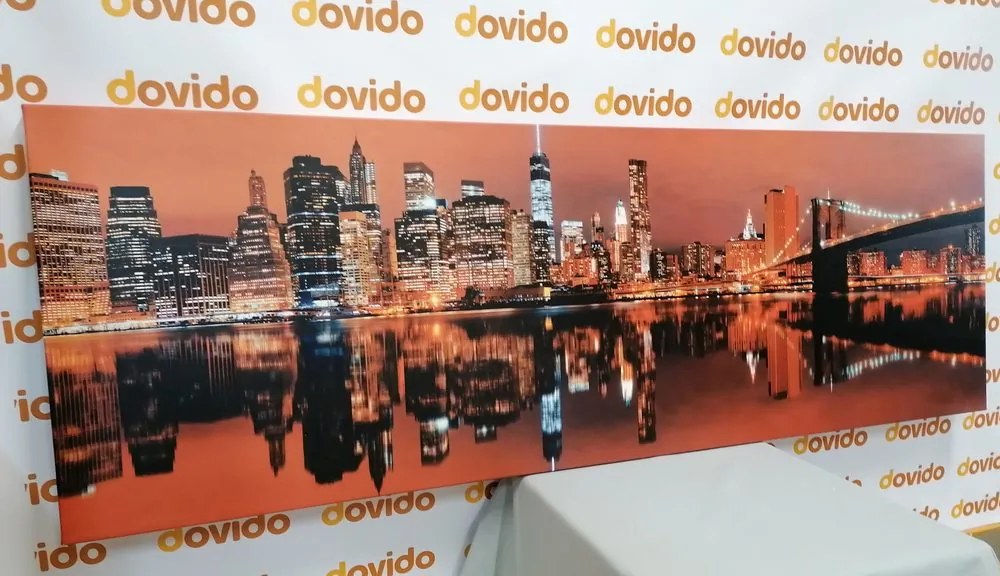 Obraz odraz Manhattanu vo vode