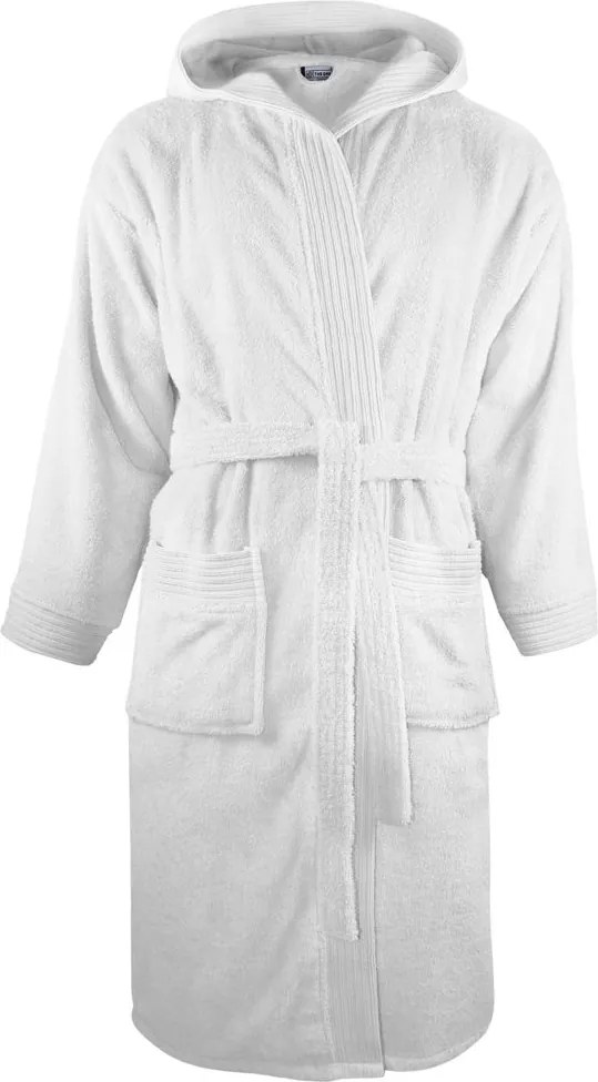 The One Towelling® Župan s kapucňou - Biela | S/M
