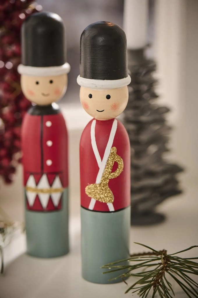 Ib Laursen Drevená figúrka Guard/Trumpet