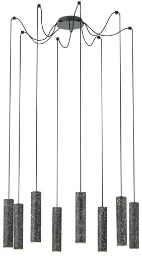 Eglo 39824 - LED Luster na lanku MENTALONA 8xGU10/4,5W/230V